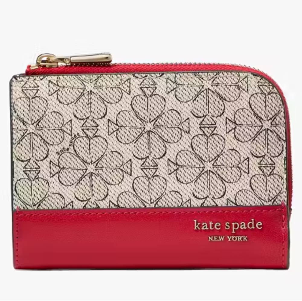 Kate Spade Flower Small Compact Wallet